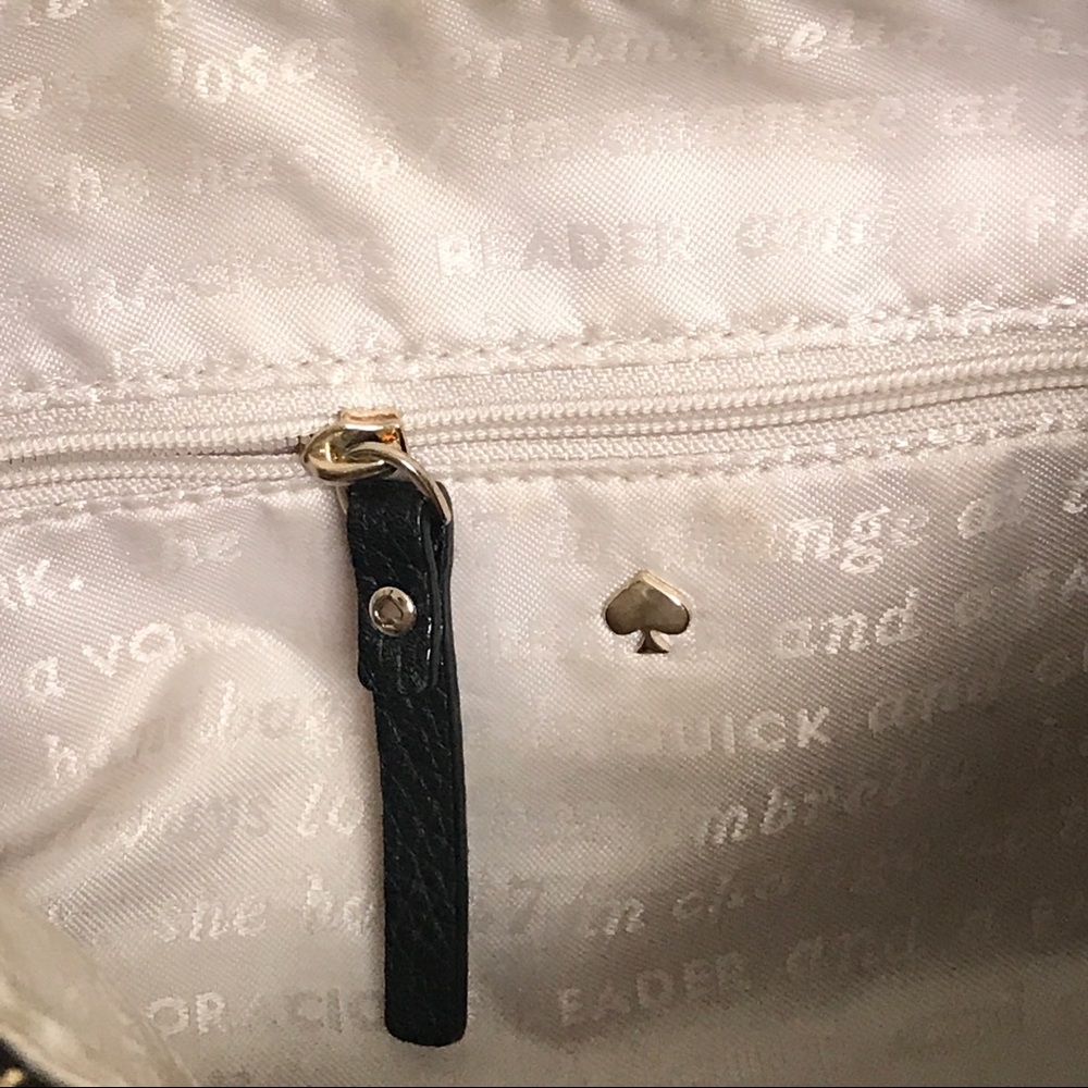kate spade Cobble Hill Mylie bag in black & white - Picture 7 of 8